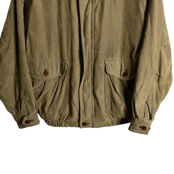 Rainforest Men's Khaki Green Full Zip Casual Jacket - Picture 3 of 15